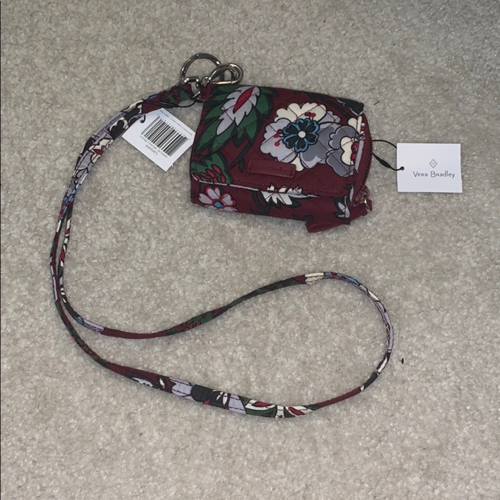 Vera Bradley lanyard purse